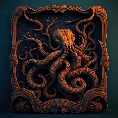 3D model Tentacles game (STL)